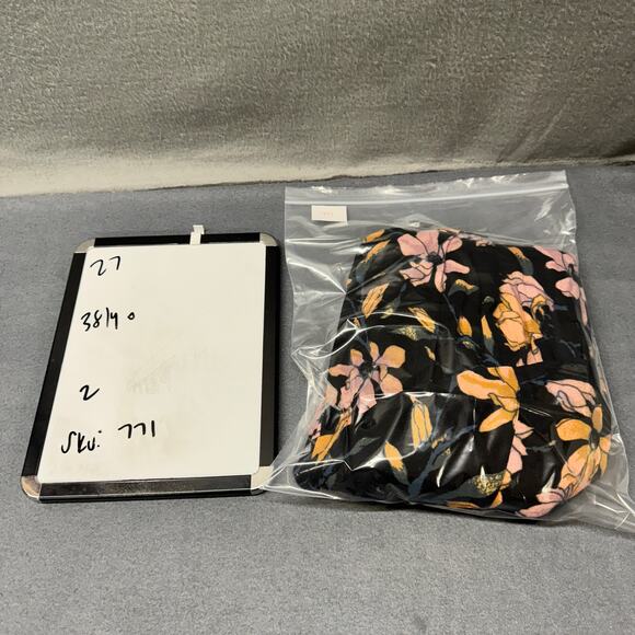 Free People Maxi Skirt Womens 2 Smooth Sailing Floral Front High Slit Button Up - Picture 13 of 13